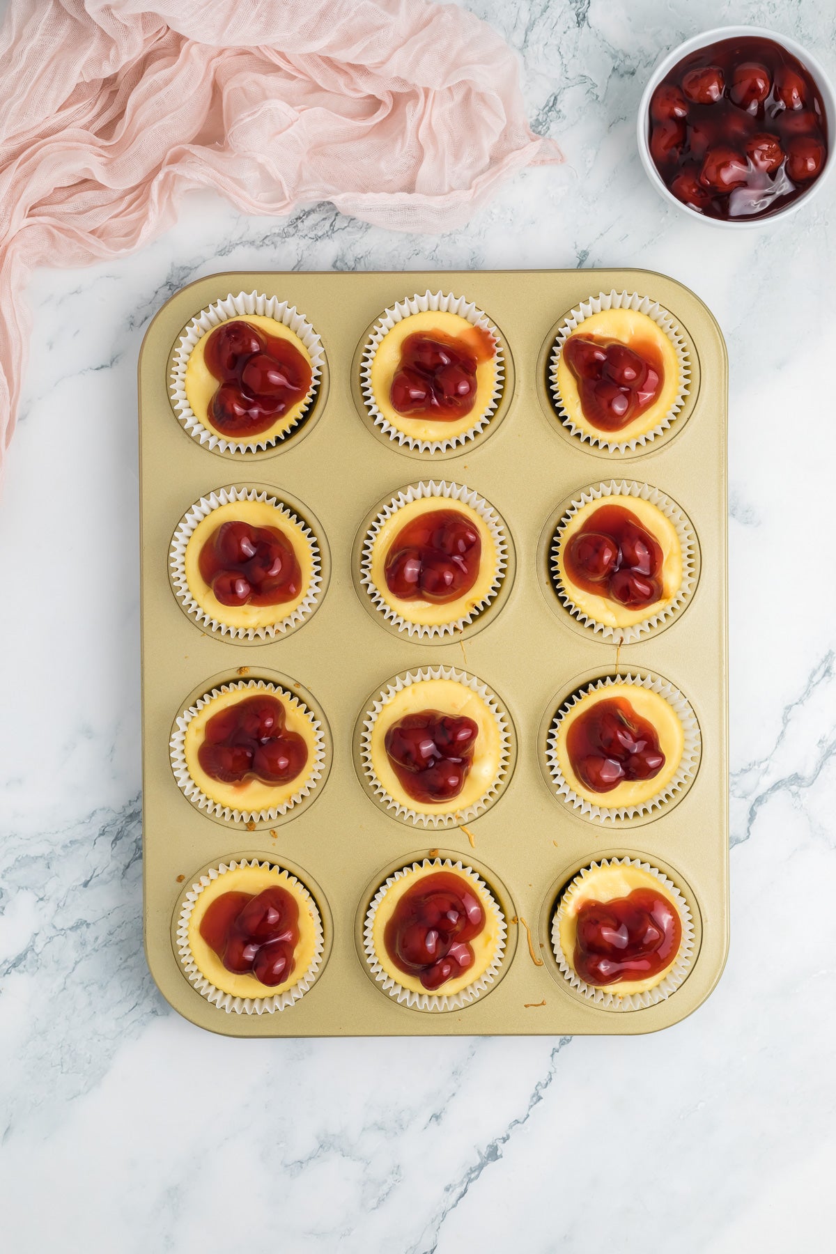 Mini Cherry Baked Cheesecakes Exclusive