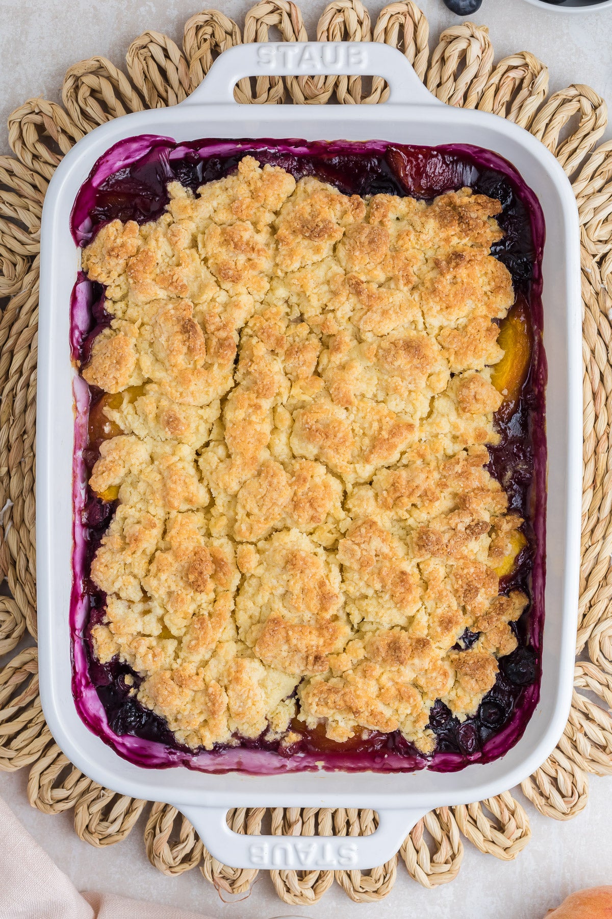 Peach Blueberry Cobbler Exclusive