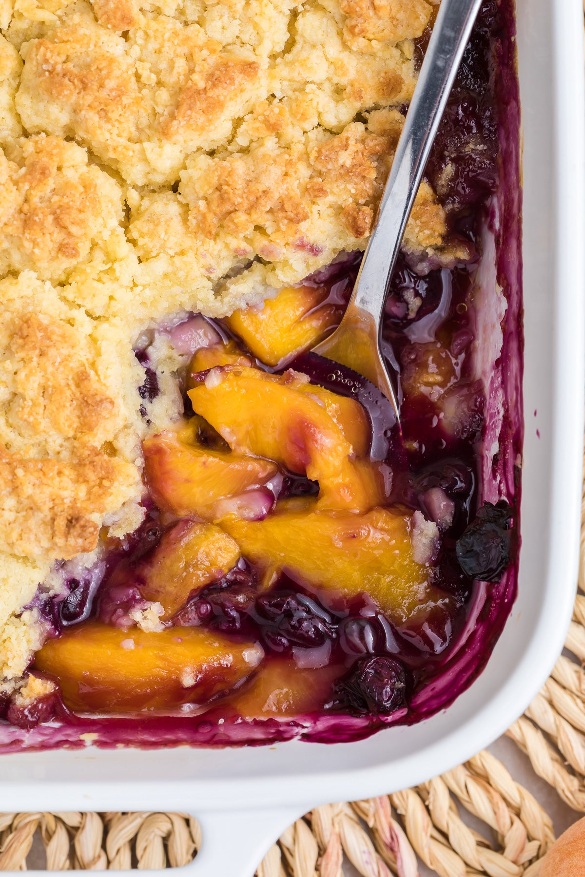 Peach Blueberry Cobbler Exclusive
