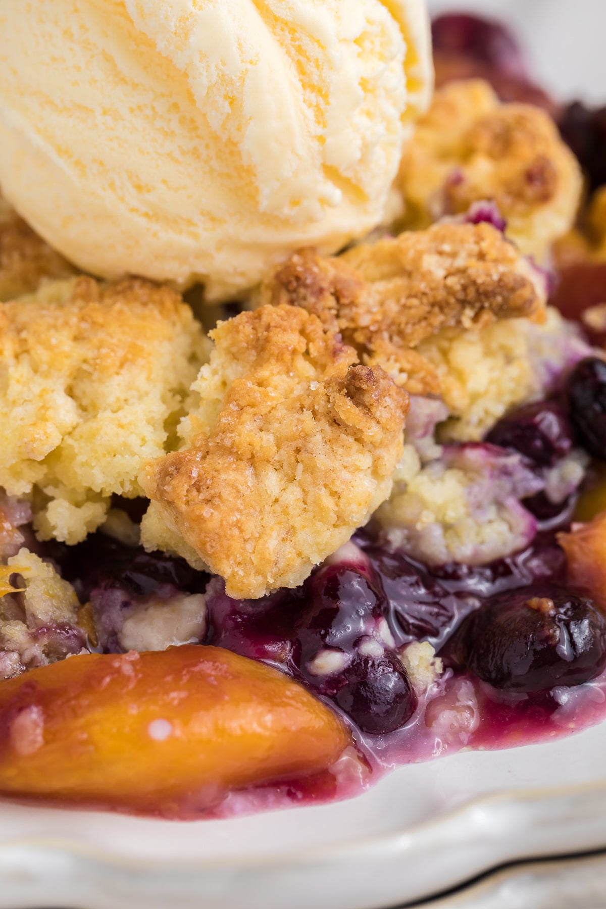 Peach Blueberry Cobbler Exclusive