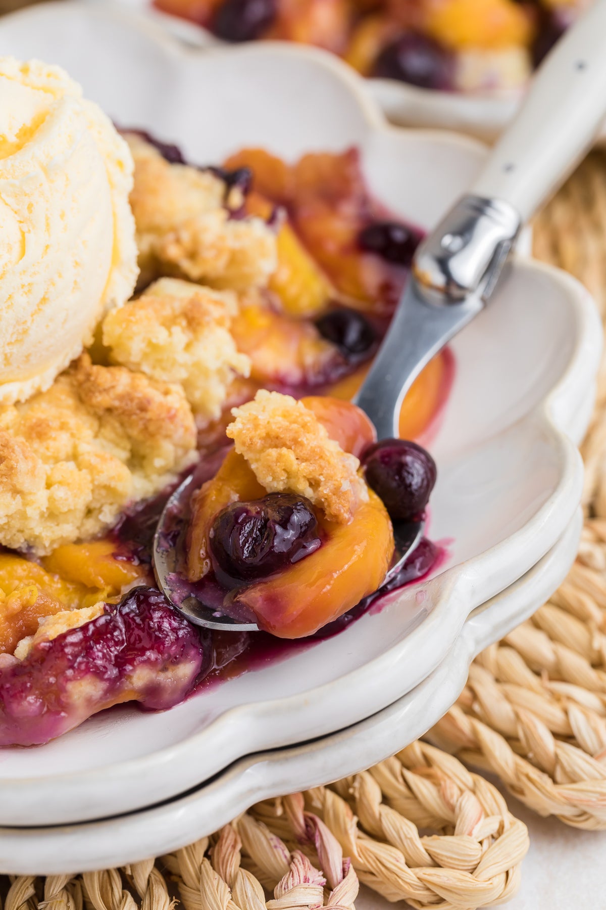 Peach Blueberry Cobbler Exclusive