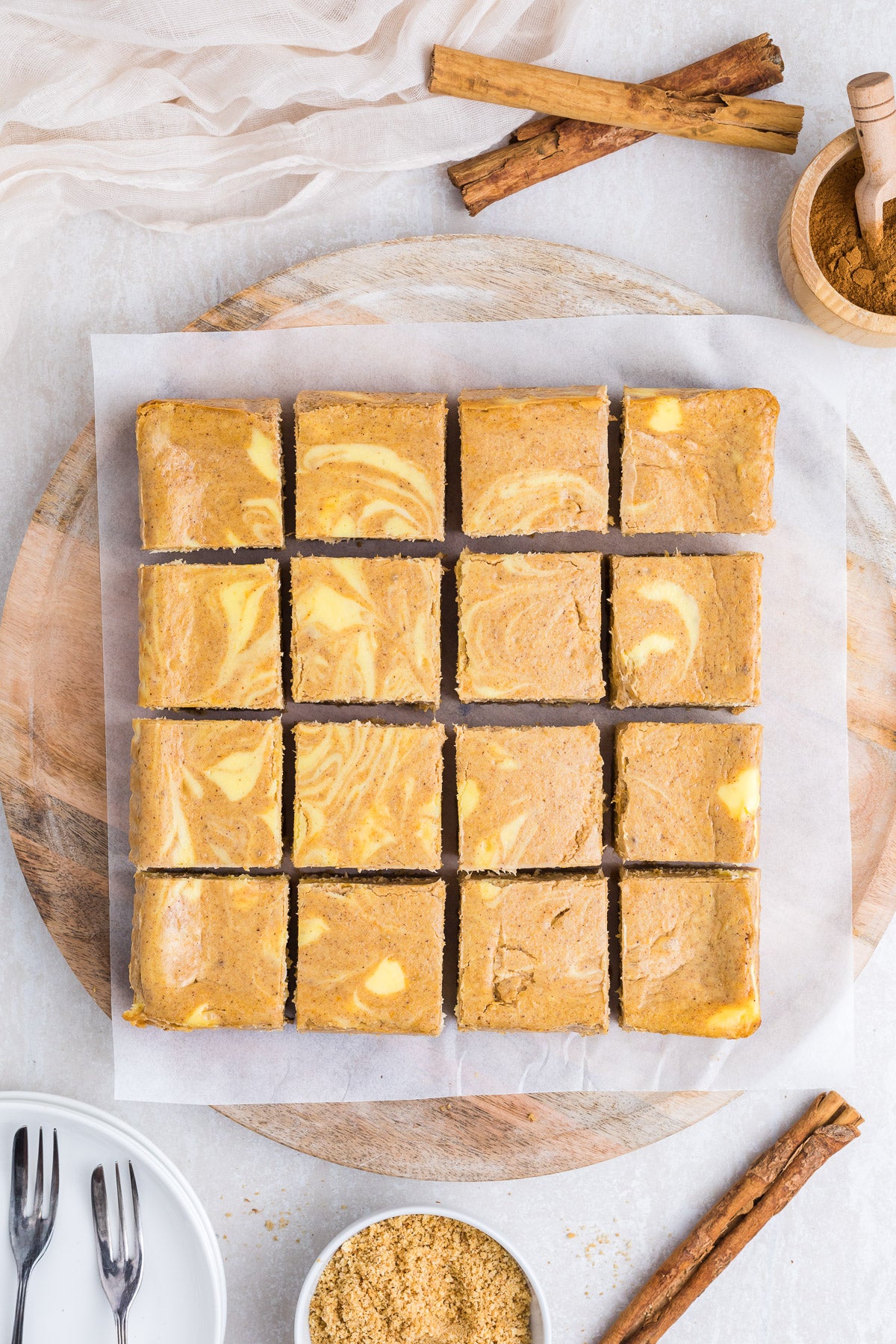 Pumpkin Cheesecake Bars Exclusive