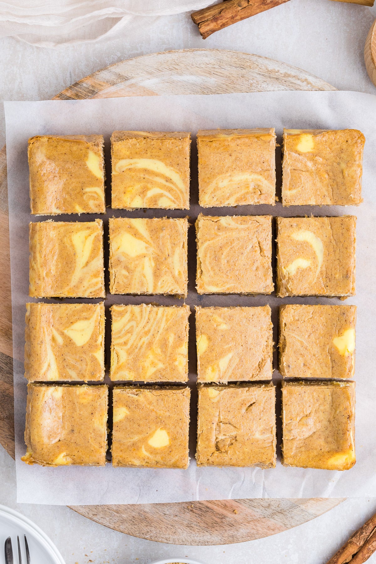 Pumpkin Cheesecake Bars Exclusive