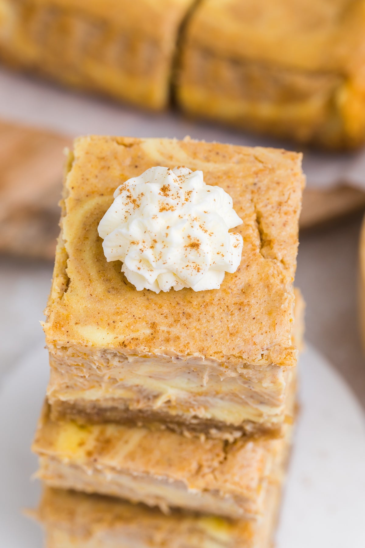 Pumpkin Cheesecake Bars Exclusive