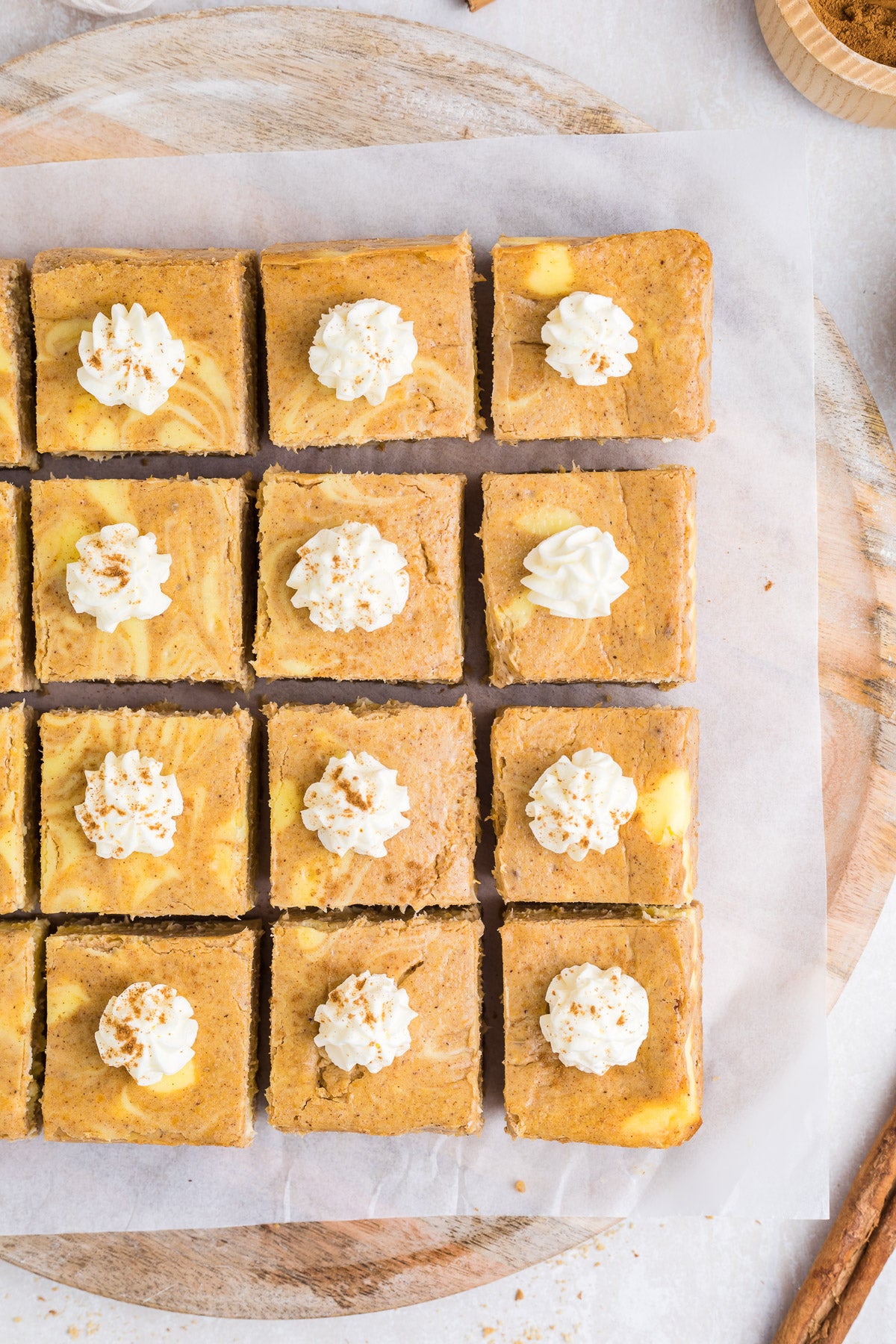 Pumpkin Cheesecake Bars Exclusive