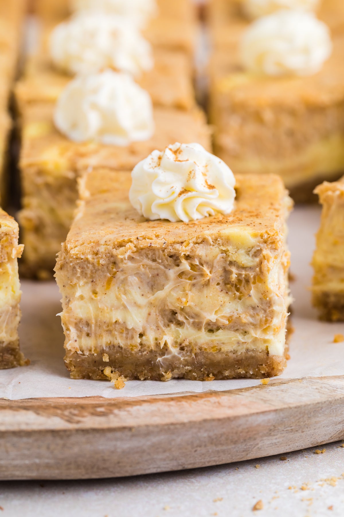 Pumpkin Cheesecake Bars Exclusive