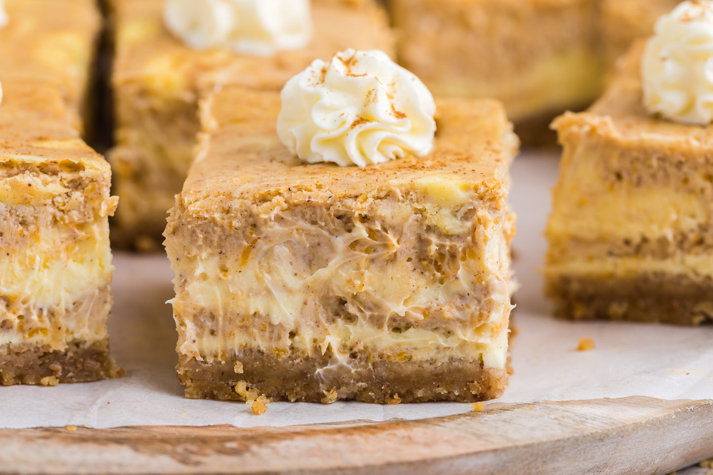 Pumpkin Cheesecake Bars Exclusive