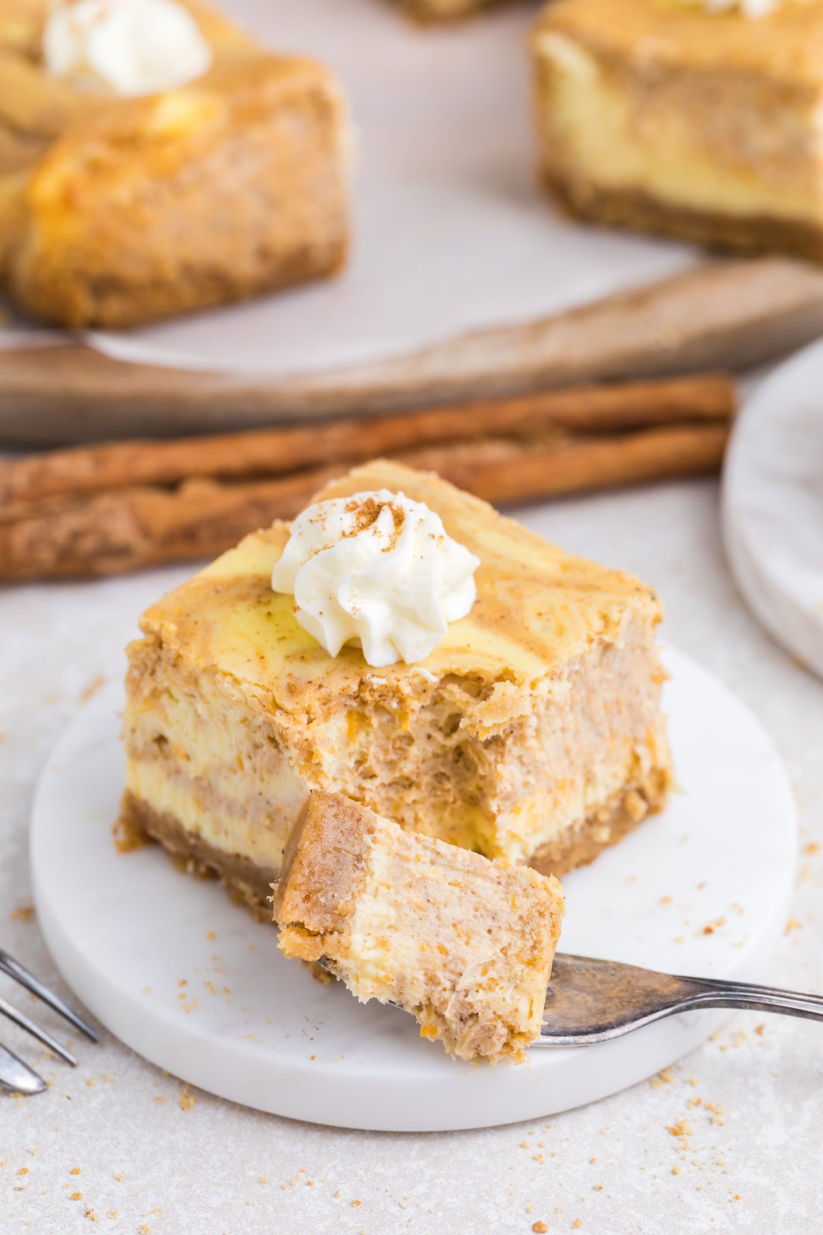 Pumpkin Cheesecake Bars Exclusive