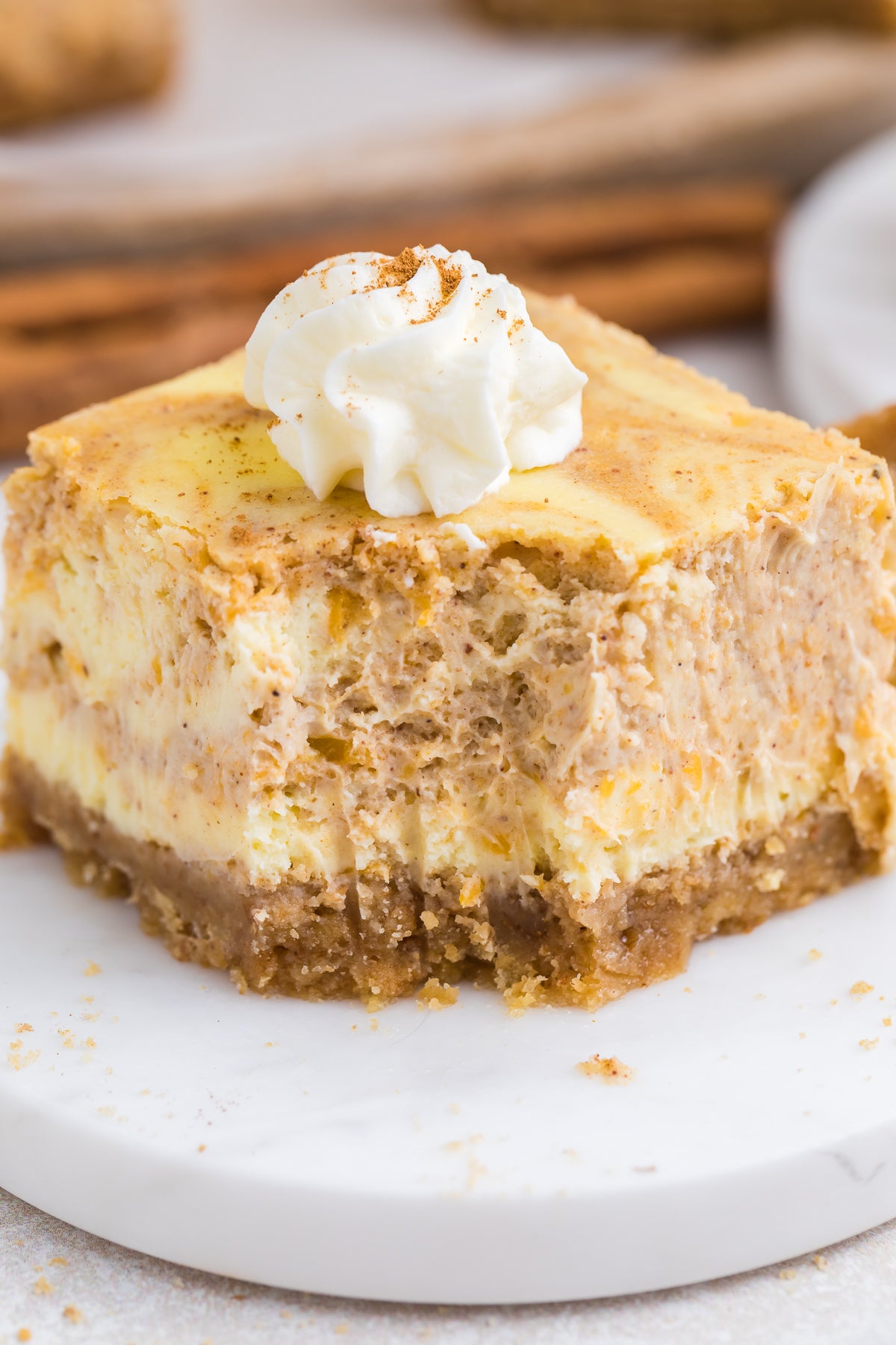 Pumpkin Cheesecake Bars Exclusive