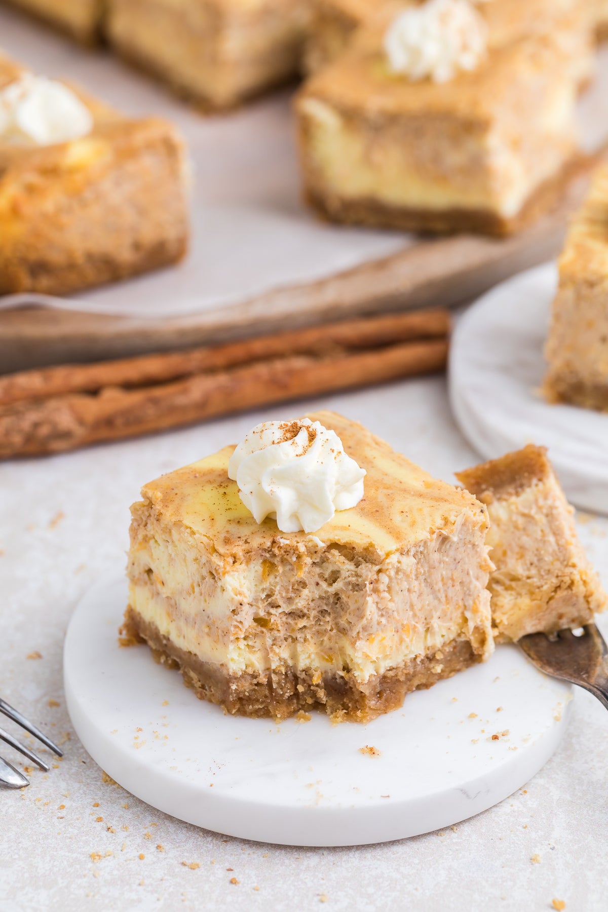 Pumpkin Cheesecake Bars Exclusive
