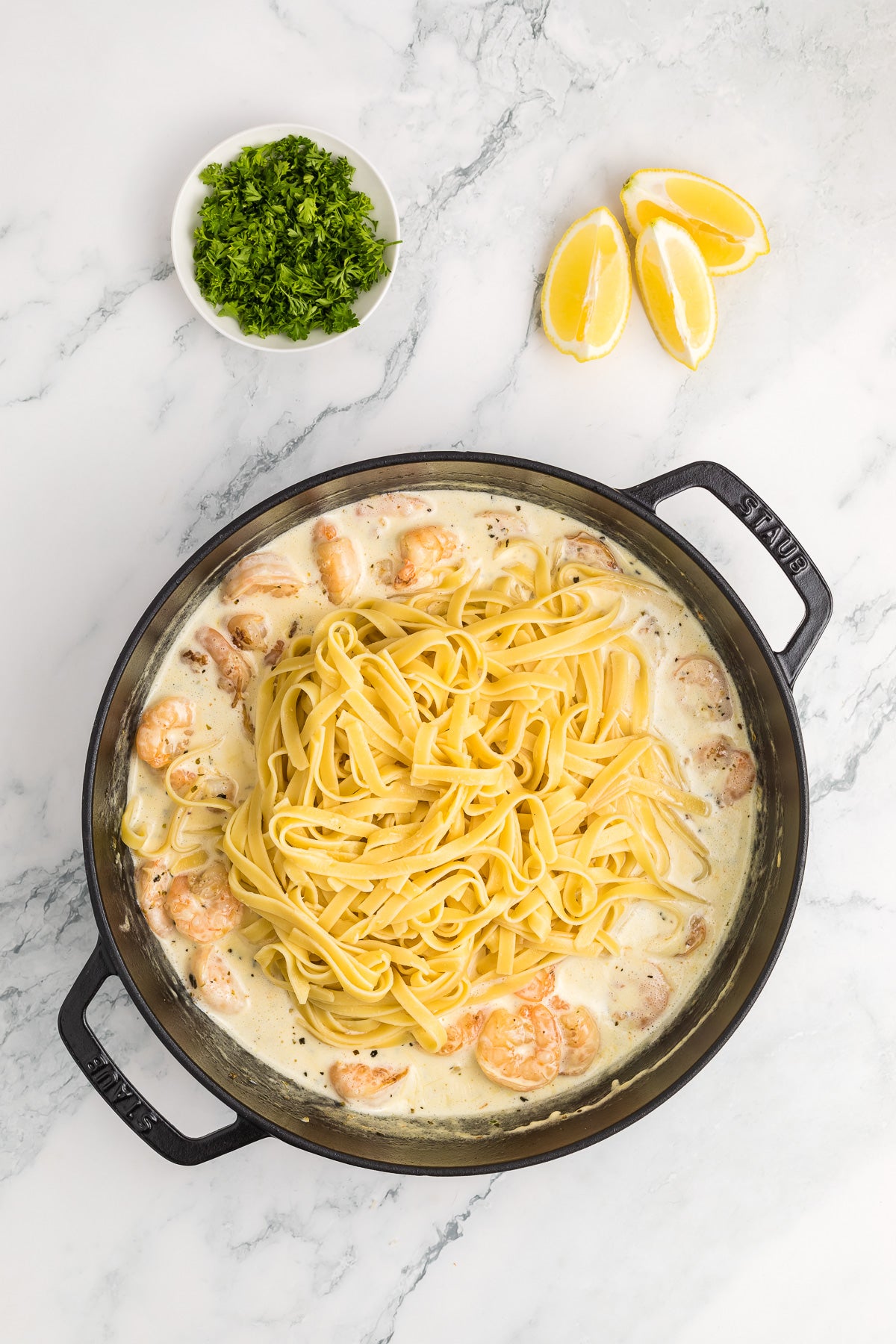 Shrimp Fettuccine Alfredo Exclusive