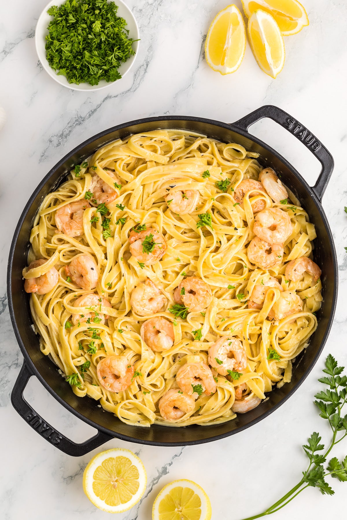 Shrimp Fettuccine Alfredo Exclusive