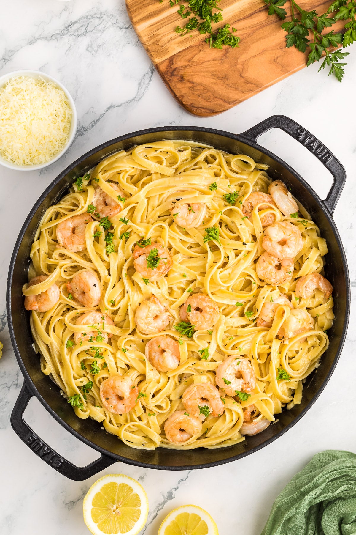 Shrimp Fettuccine Alfredo Exclusive