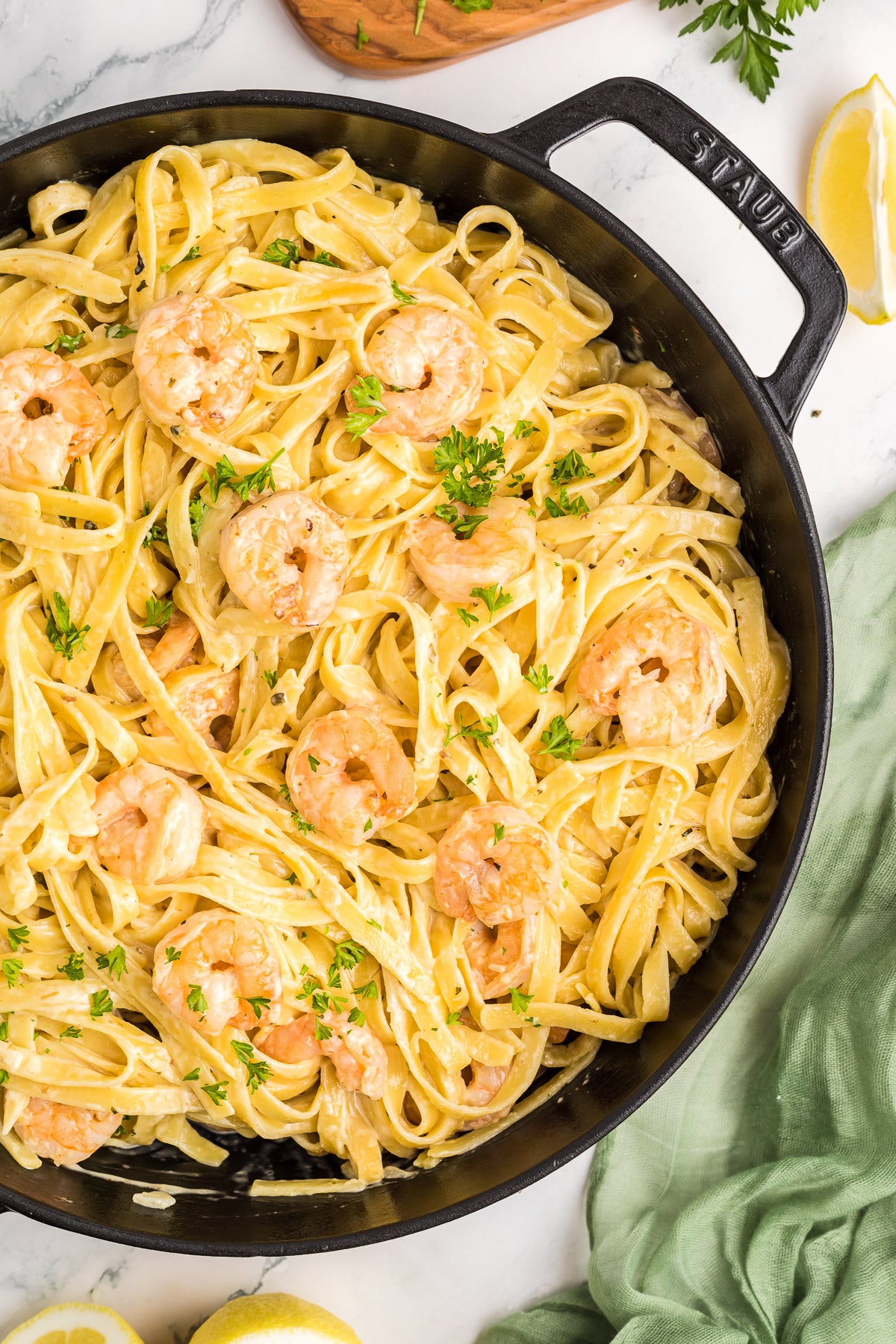 Shrimp Fettuccine Alfredo Exclusive