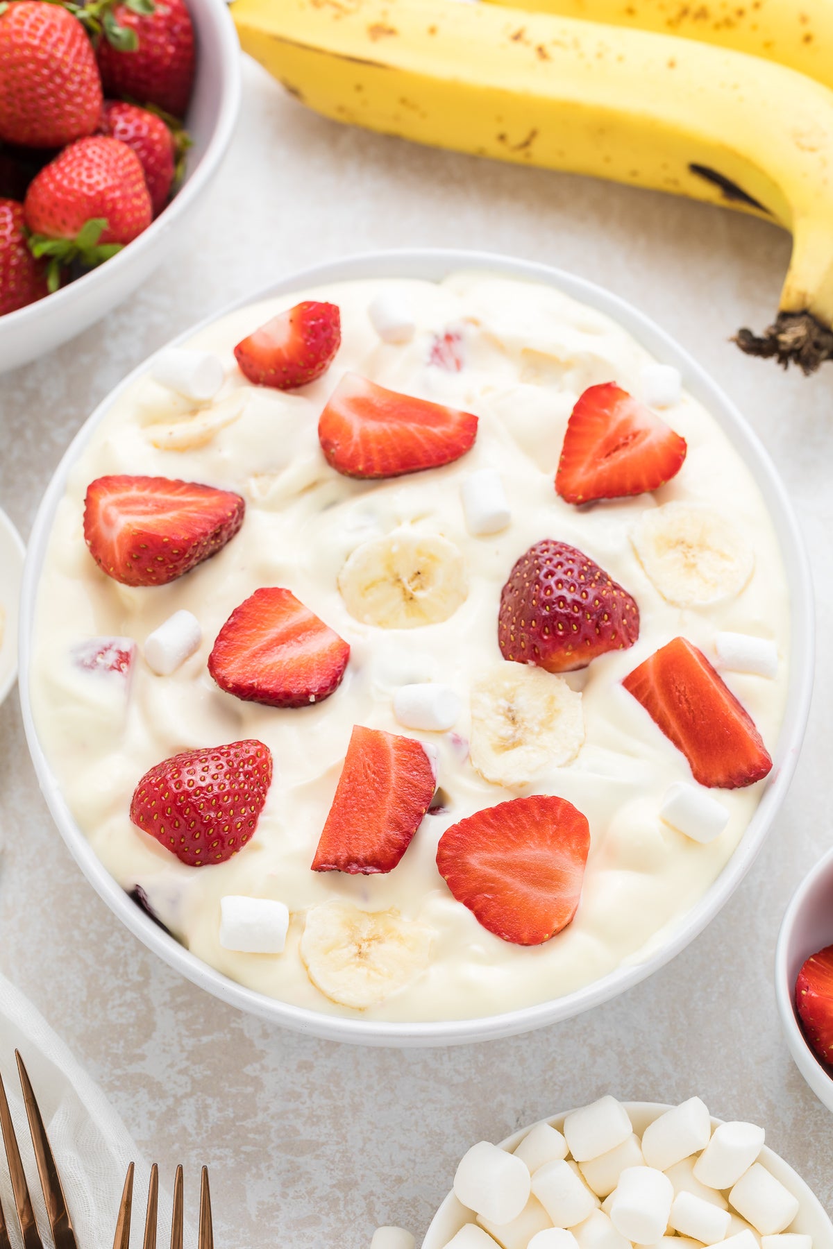 Strawberry Banana Cheesecake Salad Exclusive