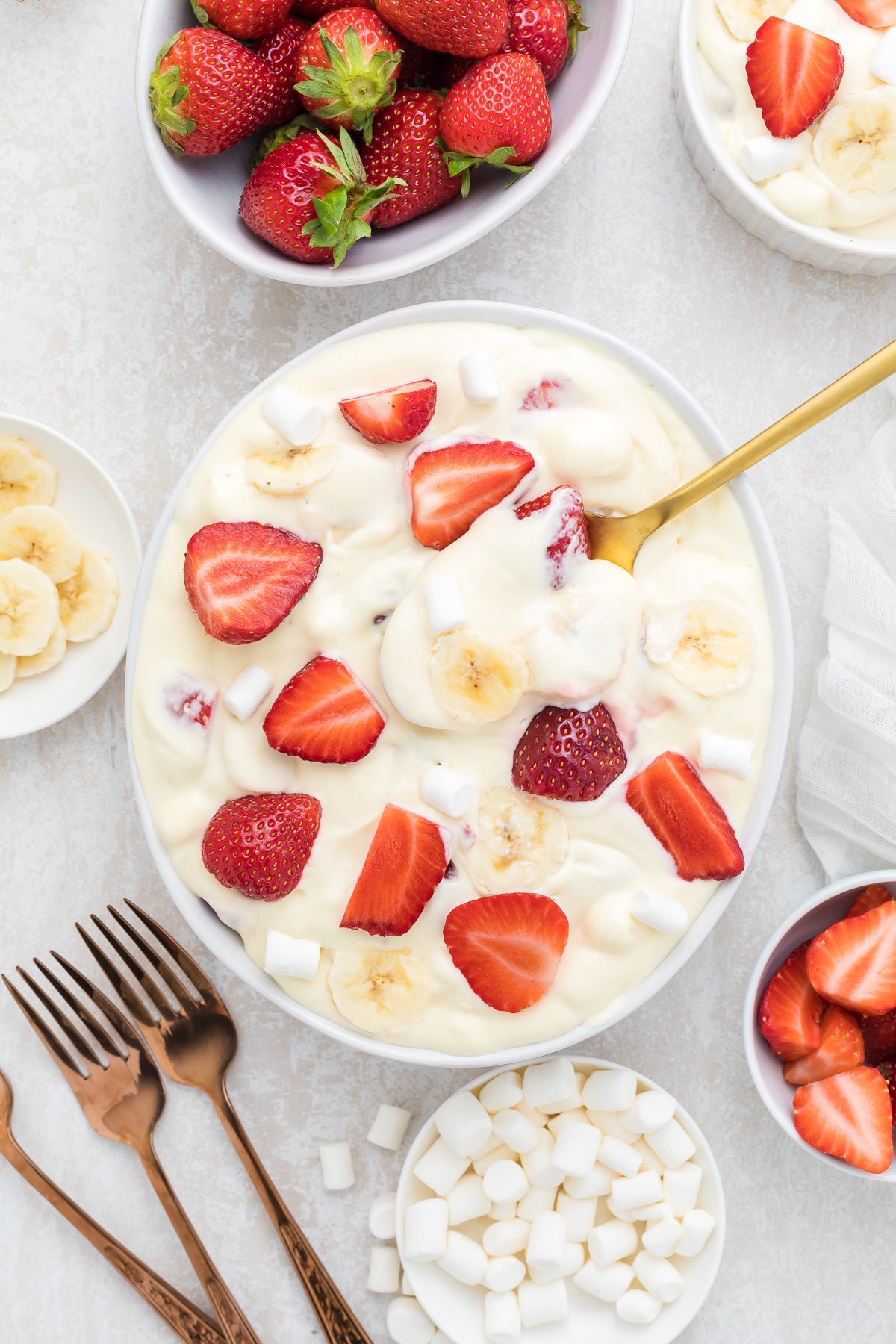 Strawberry Banana Cheesecake Salad Exclusive