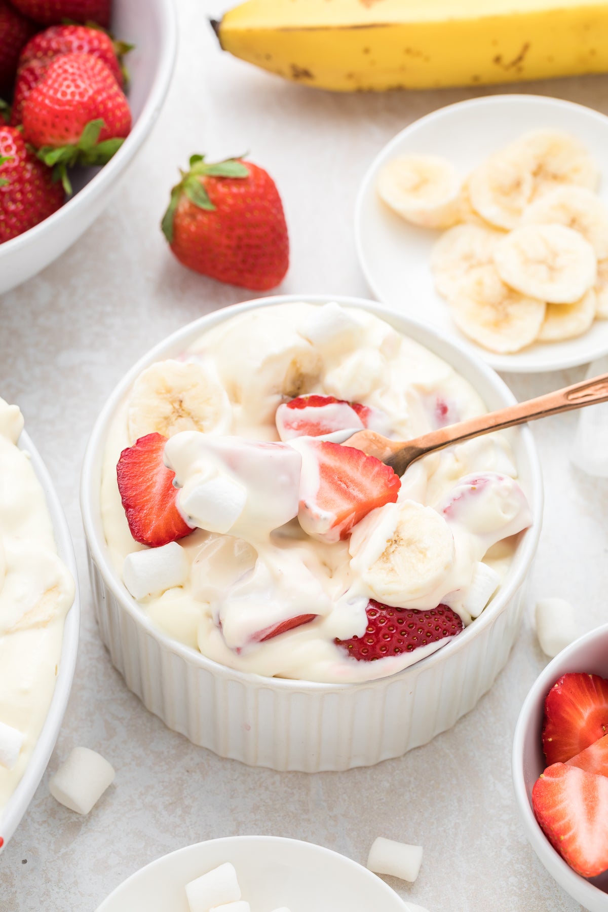 Strawberry Banana Cheesecake Salad Exclusive