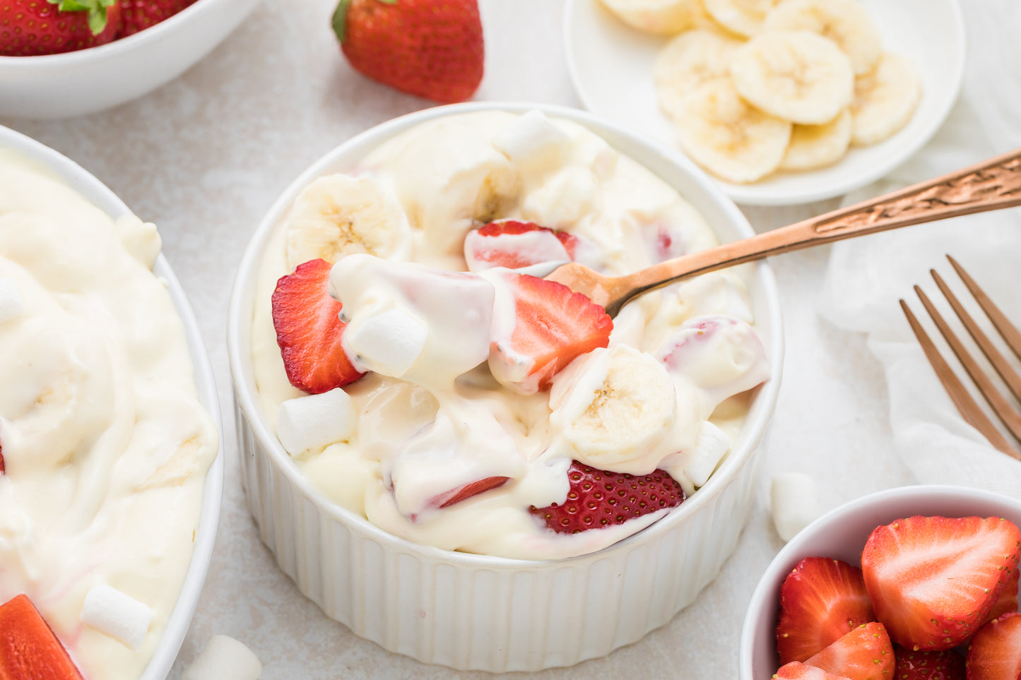 Strawberry Banana Cheesecake Salad Exclusive